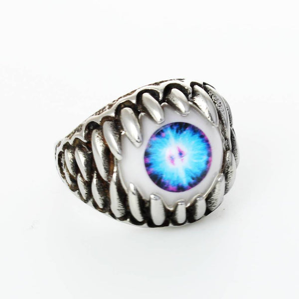 Silver hot sale eyeball ring