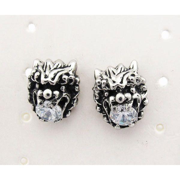 Skull hot sale head earrings