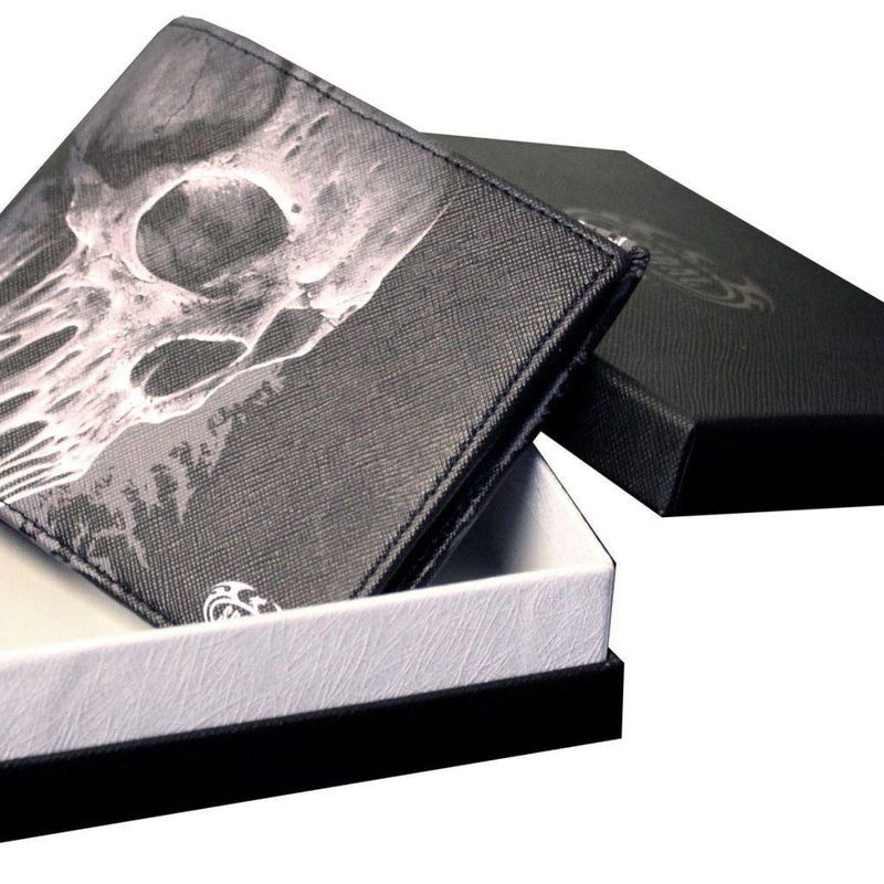 Spiral Bat Curse - Bifold Wallet With Rfid Blocking And Gift Box