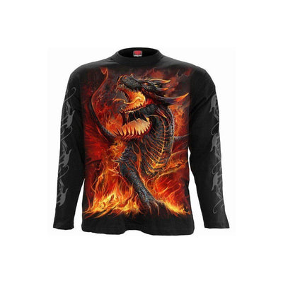 Spiral Draconis - Longsleeve T-Shirt Black