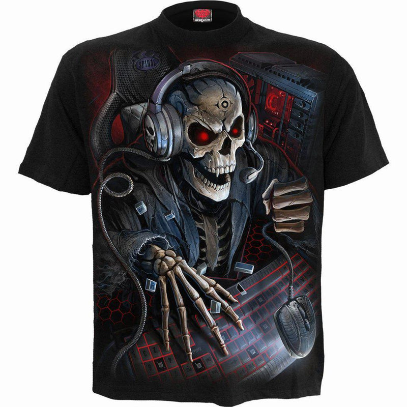 Spiral PC Gamer - Kids T-Shirt Black