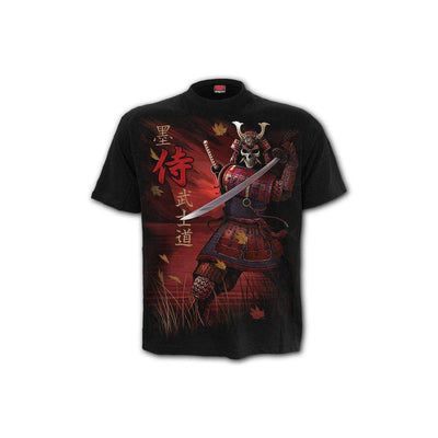 Spiral Samurai - T-Shirt Black