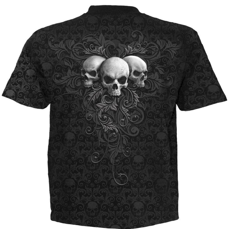 Spiral Skull Scroll - Scroll Impression T-Shirt – Badboy Jewellery