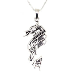 Celtic hot sale dragon pendant