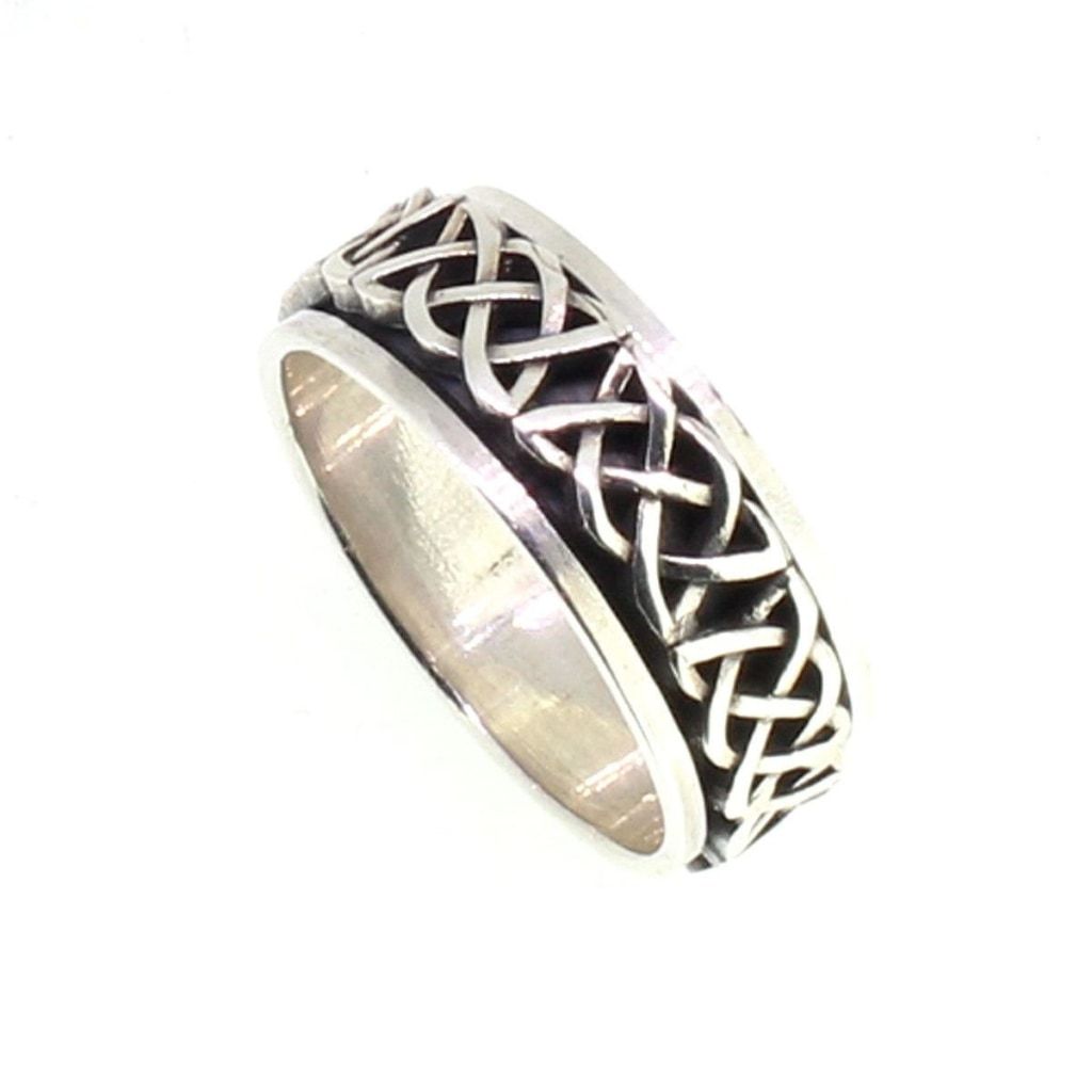 Sterling Silver Celtic Knot Spinning Ring - 558 – Badboy Jewellery